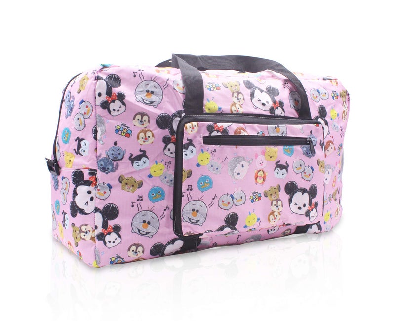 Finex Mickey Minnie Foldable Easy-to-carry Travel Bag for Plane Flight Ride Airplanes with adjustable strap - Random Color - Image 5